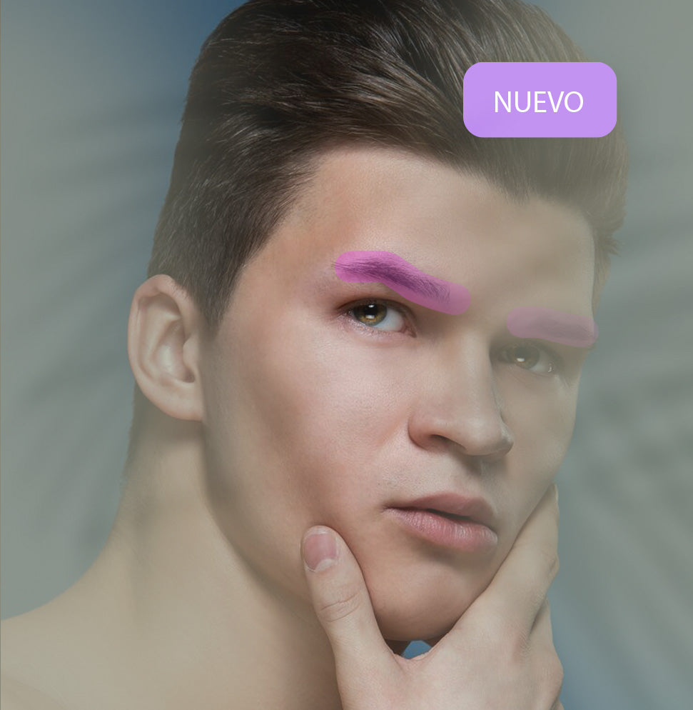 Perfilado de cejas 8 sesiones soprano Titanium Hombre