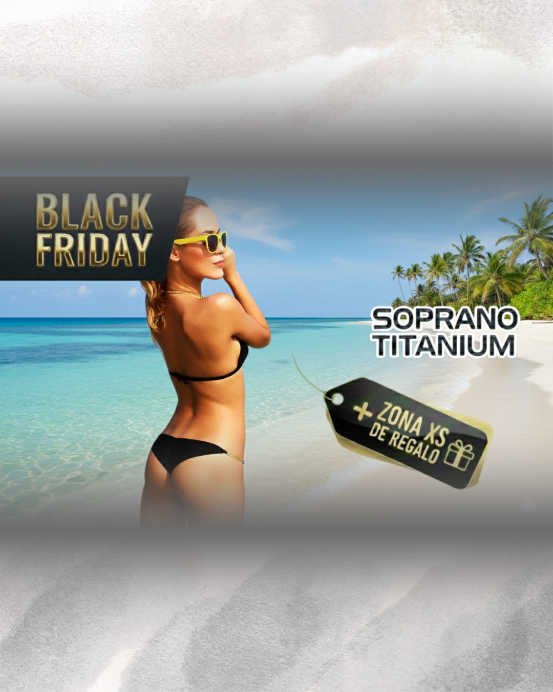 Pack 3 - 6 sesiones - Media pierna + axila + Interglúteos