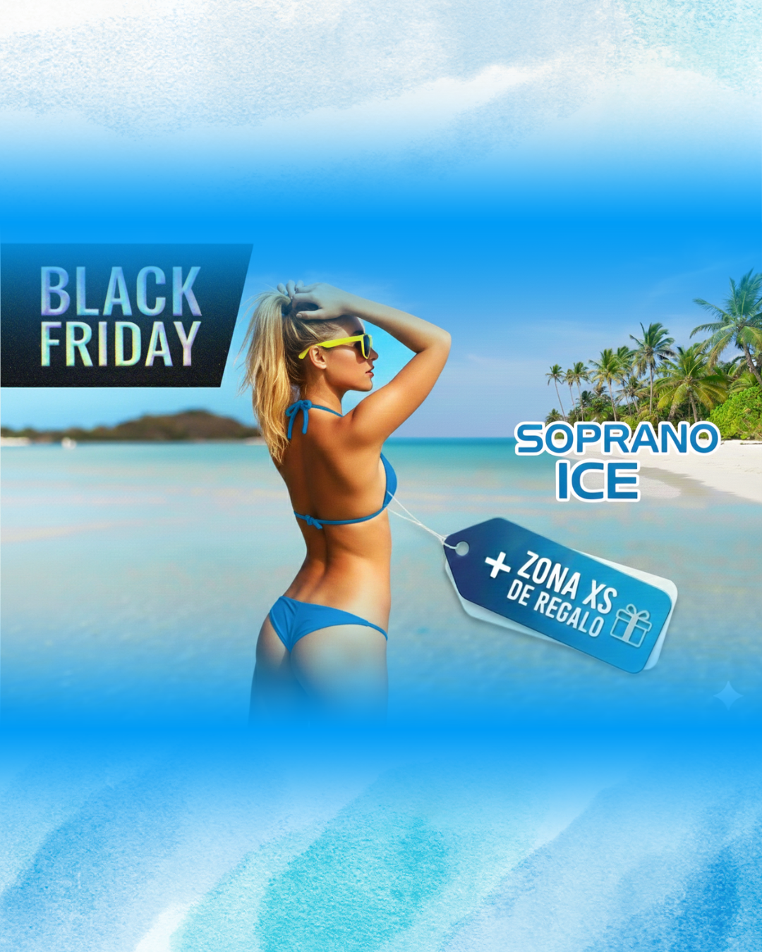 Pack 3 Pack de Media pierna + Interglúteos + axilas  6 Sesiones