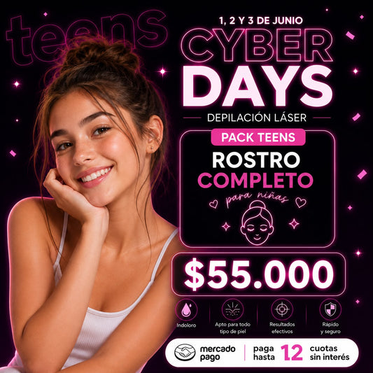 Pack Completo Teen Rostro Completo